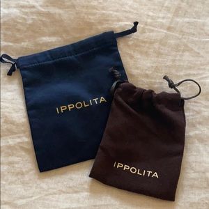 Two Ippolita jewelry pouches